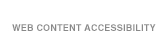 WEB CONTENT ACCESSIBILITY